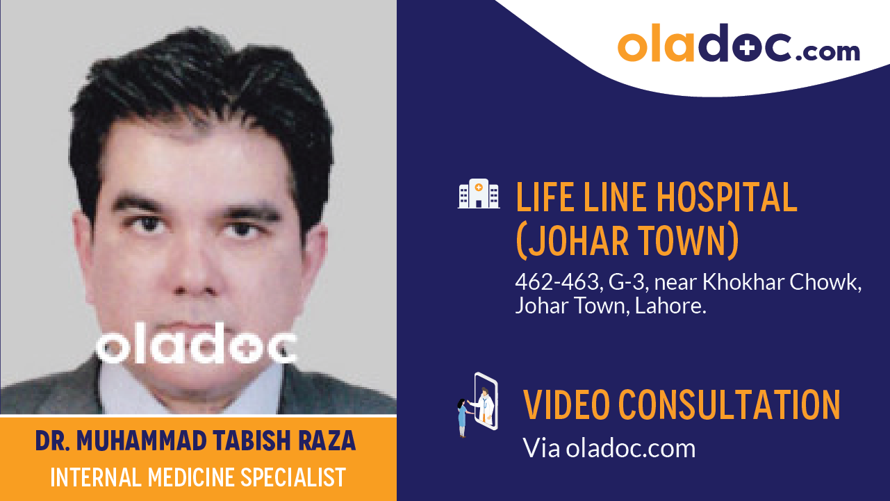 Practice locations of Dr.Muhammad Tabish Raza